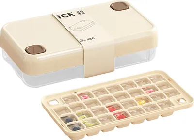 Produktbild von Pressemitteilung zur Eiswürfelschale BPA-freier, lebensmittelechter Eiswürfelbereiter Große Kapazität Platzsparende, stapelbare Eisform