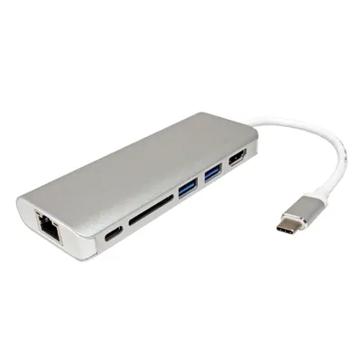 Obrázek produktu pro ROLINE 12.02.1037, Kabel, USB 3.2 Gen 1 (3.1 Gen 1) Type-C, Stříbrná, MicroSD (TransFlash), SD, USB