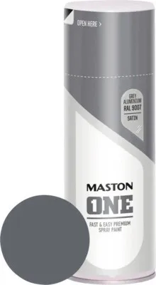 Produktbild von Sprühlack Maston ONE seidenmatt RAL 9007 graualuminium 400 ml