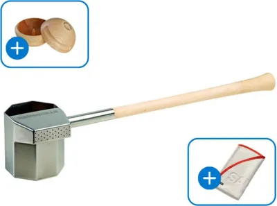 Produktbild von Regenkelle® klein mit Wedeltuch Torreoo und Eisaufguss-Kugel