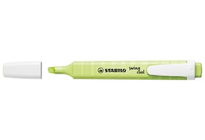 Zdjęcie produktu dla STABILO swing cool Pastel, 1 szt., Limonka, Końcówka ścięta, Limonka, Biały, Prostokąt, 1 mm