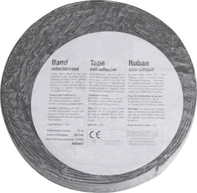 Produktbild von Kautschuk Klebeband grau / anthrazit 50 mm x 15 m