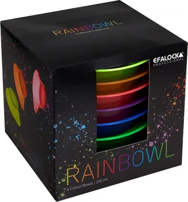 Produktbild von Efalock Rainbowl Färbeschale-Set 250 ml 6 Stück