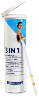 Produktbild von Astralpool 3 in 1 Teststreifen (50 Stk.)