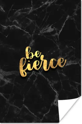 Produktbild von MuchoWow® Poster Zitate - Motivation - Gold - Marmor 40x60 cm - Plakate für die Wand - Poster Babyzimmer