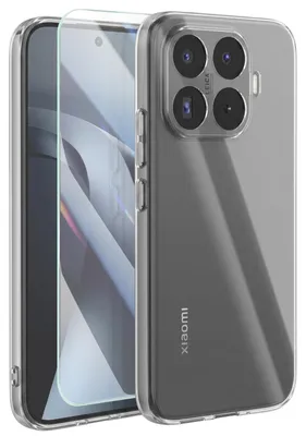Produktbild von Mayaxess, Hülle für Xiaomi 17T Pro mit Displayschutz aus Gehärtetem Glas, Transparent