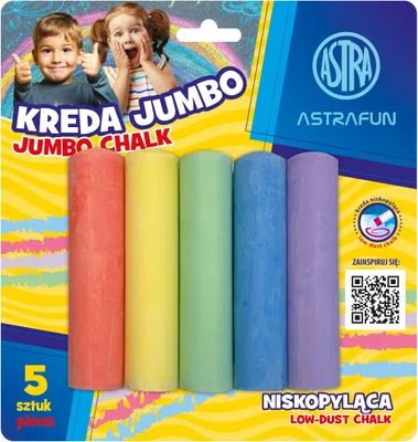 Produktbild von ASTRAFun, Jumbo-Gehwegkreide, 5 Stück, Farben mischen, 330022003