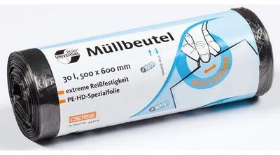 Zdjęcie produktu dla DEISS 44904 DEISS Müllbeutel UNIVERSAL PLUS® 30,0 l transparent 5 µm, 50 St.