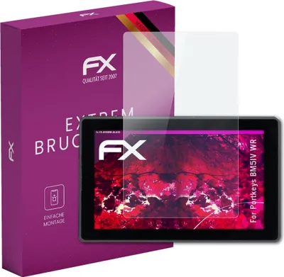 Produktbild von atFoliX FX-Hybrid-Glass Displayfolie kompatibel mit Portkeys BM5IV WR Glasfolie