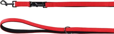 Zdjęcie produktu dla Smycz treningowa Flamingo Abbi, kolor czerwony, wymiary: 200 cm / 20 mm