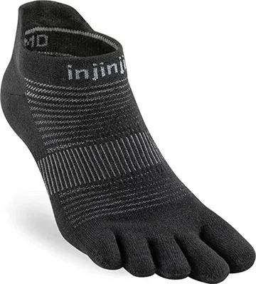 Zdjęcie produktu dla Injinji Run Lightweight Niewidoczne skarpety Czarne EU 37-40 Czarne EU 37-40