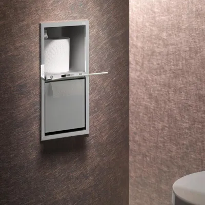 Produktbild von Emco Toilettenpapier-Modul asis 150 344mm chrom/weiß 972527821