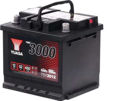 Produktbild von YUASA YBX3000 Starterbatterie 12V 52Ah 450A/EN L1 für Auto LKW Batterie
