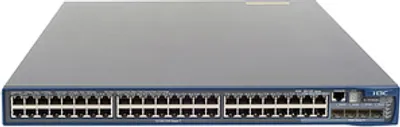 Produktbild von HPE A 5120-48G-PoE+ EI Switch w/2 Intf Slts, Vollduplex, Power over Ethernet (PoE), Rack-Einbau
