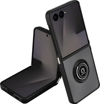 Produktbild von Avizar, Hülle Samsung Galaxy Z Flip 7 Faltbar mit Magnetring, Schwarz