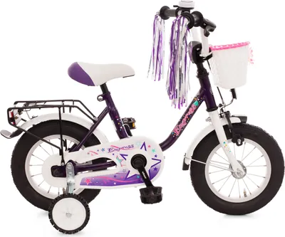 Produktbild von 12,5" Kinderfahrrad "EMPRESS" lila/weiß - mit tiefen Einstieg – Bachtenkirch