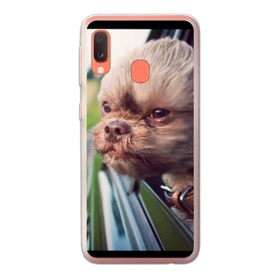 Produktbild von MuchoWow® Handyhülle Schutzhülle Hülle für Samsung Galaxy A20e Hund - Auto - Tier Silikon Softcase Handy Hülle - Abdeckung