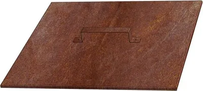 Obrázek produktu pro CORGARDEN Víko na zahradní ohniště 70 x 70 x 1 cm, corten CORGARDEN 1020