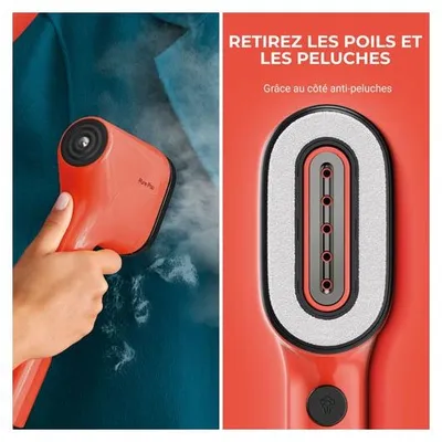 Produktbild von Calor DT2022C0, Tragbare Dampfbürste, 0,07 l, 0,25 min, Orange, 20 g/min, 1300 W