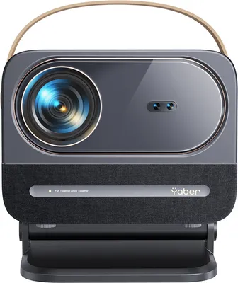 Produktbild von YABER U12 Beamer mit Netflix Official, Dolby Audio Beamer 4K, 1080P 700ANSI Projektor Full HD mit Ständer, Autofokus Beamer mit WiFi6 und Bluetooth5.2