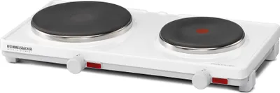 Produktbild von Doppelkochplatte AK 3080, Gussheizplatten, feueremailliertes Gehäuse, stufenlose Temperaturregelung, 3000 Watt