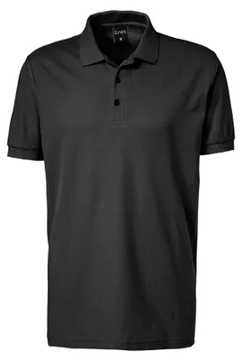Produktbild von Herren Poloshirt, schwarz, Größe 3XL : 3XL : schwarz : 96% Baumwolle 4% Elasthan