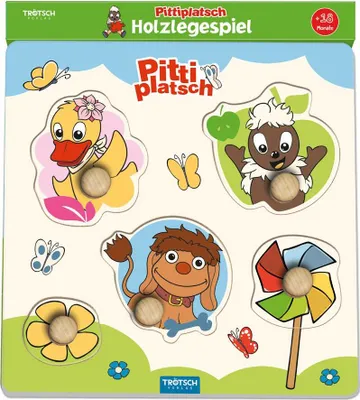 Produktbild von Trötsch Pittiplatsch Holzlegespiel