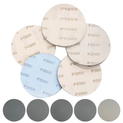Obrázok produktu pre Brúsne kotúče, 25 kusov, 120 mm, s lepiacim povrchom, na mokré a suché použitie, zrniteľnosť 1000/1500/2000/3000/5000