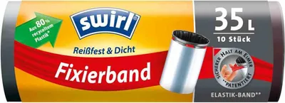 Zdjęcie produktu dla wkład do kosza swirl® 4629 35,0 l czarny, 10 szt.
