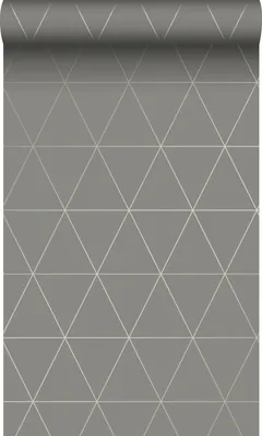 Immagine prodotto di Origin Wallcoverings carta da parati triangoli grafici grigio caldo 53 cm x 10.05 m