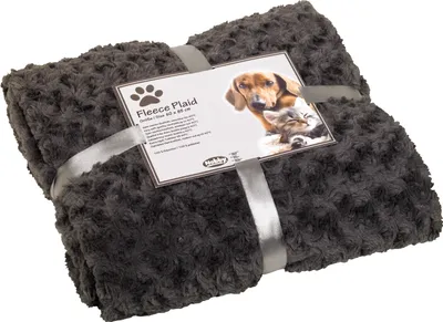 Produktbild von Fleece Plaid "SUPER SOFT", S, grau