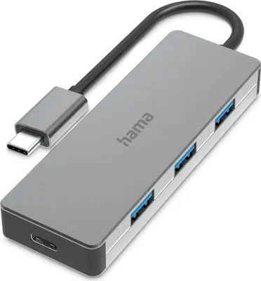Obrázok produktu pre Hama - Hub - 3 x USB 3.2 Gen 2 + 1 x USB-C 3.1 Gen 2 - Desktop