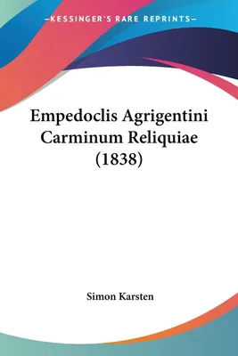 Produktbild von Empedoclis Agrigentini Carminum Reliquiae (1838)