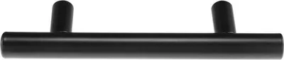 Immagine prodotto di set di 30 maniglie per mobili in acciaio inox - 127x12x32 mm - Nero opaco - Maniglie ergonomiche per la cucina e gli armadi