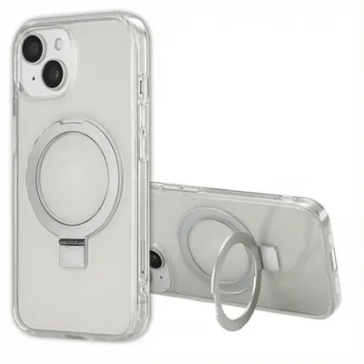 Obrázok produktu pre Zadný kryt Accezz Ring Stand s MagSafe pre Apple iPhone 15 - Transparentný