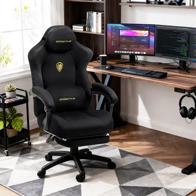 Productafbeelding van Ergonomische Bureaustoel - Gamingstoel - Werkstoel - Kantoorstoel - Draaistoel - Hoog Verstelbare Rugleuning