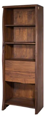 Immagine prodotto di MASSIVMOEBEL24 | scaffale in legno di Acacia 71x45x204 marrone laccato PURE ACACIA #211