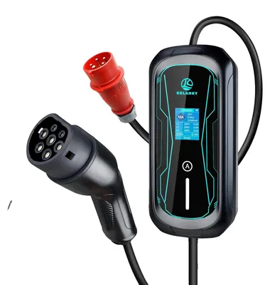 Image de Chargeur EV mobile, puissance de sortie 11 kW, connectivité intelligente, type 2 11 kW