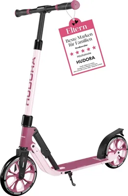 Produktbild von HUDORA BigWheel® 205 Advanced Scooter - Rosé - Komfortabler Aluminium-Roller für bis zu 100kg - höhenverstellbar & zusammenklappbar