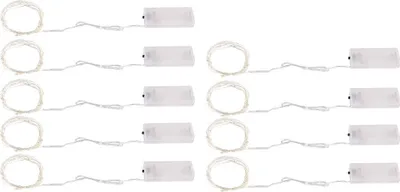 Produktbild von LED Lichterketten, 180 LEDs, Batterie, silber, L 220 cm