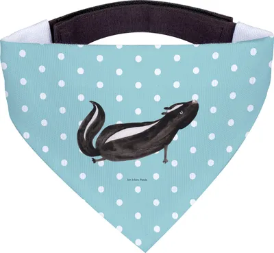 Produktbild von Mr. & Mrs. Panda Hundehalstuch Stinktier Yoga - Türkis Pastell - Geschenk, Hunde Halstuch, Wildtier, Namaste, Hund, Liebe, Hundeschal, Lebe, Tuch