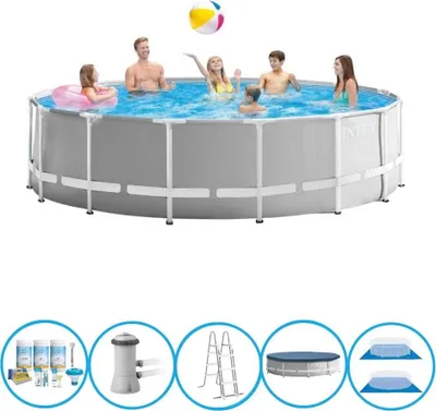 Zdjęcie produktu dla Intex Pool Prism Frame - Zestaw basenowy - 457x122 cm