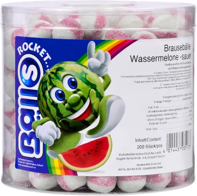 Produktbild von Brausebälle Wassermelone sauer 1440g