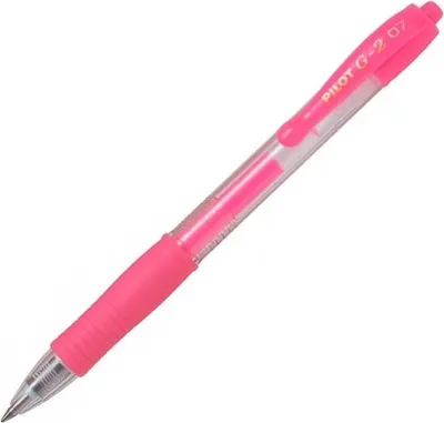 Produktbild von Pilot G-2 Neon, Pink, Pink, 0,7 mm, 0,37 mm
