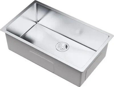 Produktbild von Famanu Einbauspüle - 230 mm Tiefe - Edelstahl - Abflussset