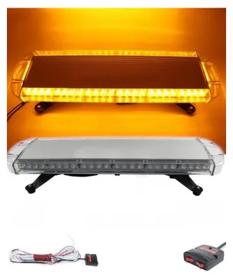 Image de Lampe d'avertissement d'urgence haute performance, 76 cm, 40 LED, clignotant LED