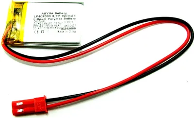 Produktbild von AKKU Li-Poly 190mAh 3,7V JST-2 PINS
