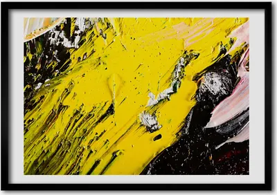 Produktbild von Bild - Bilderrahmen - 100 cm x 70 cm - MDF - Rahmen - Foto - Wandkunst Abstraktion Textur