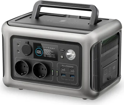 Obrázek produktu pro Přenosná elektrocentrála, výkon 600 W, baterie LiFePO4 s dlouhou životností, pouze R600, EU