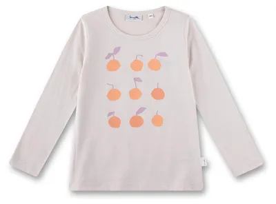Produktbild von Sanetta Pure Mädchen-Langarmshirt beige Kirsche 104